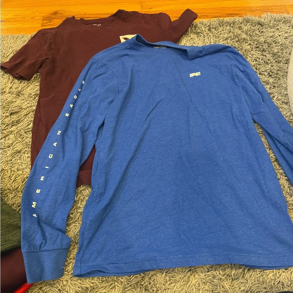 American Eagle Outfitters two shirts. One long sleeve, one short. Men’s small.